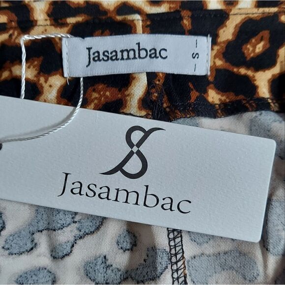 NWT Leopard Print Blouse Off Shoulder S exy Top Size S - Picture 7 of 7